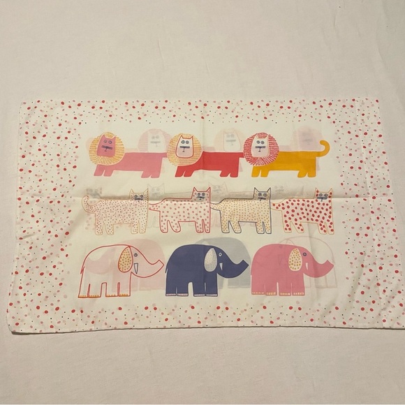 Vintage 1982 J P Stevens Utica Animals Zoo Pillowcase Lot of 2 - Picture 15 of 16